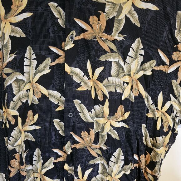 Natural Issue Floral Hawaiian Short Sleeve Button Up Men's Size XL Silky Touch - Picture 8 of 8